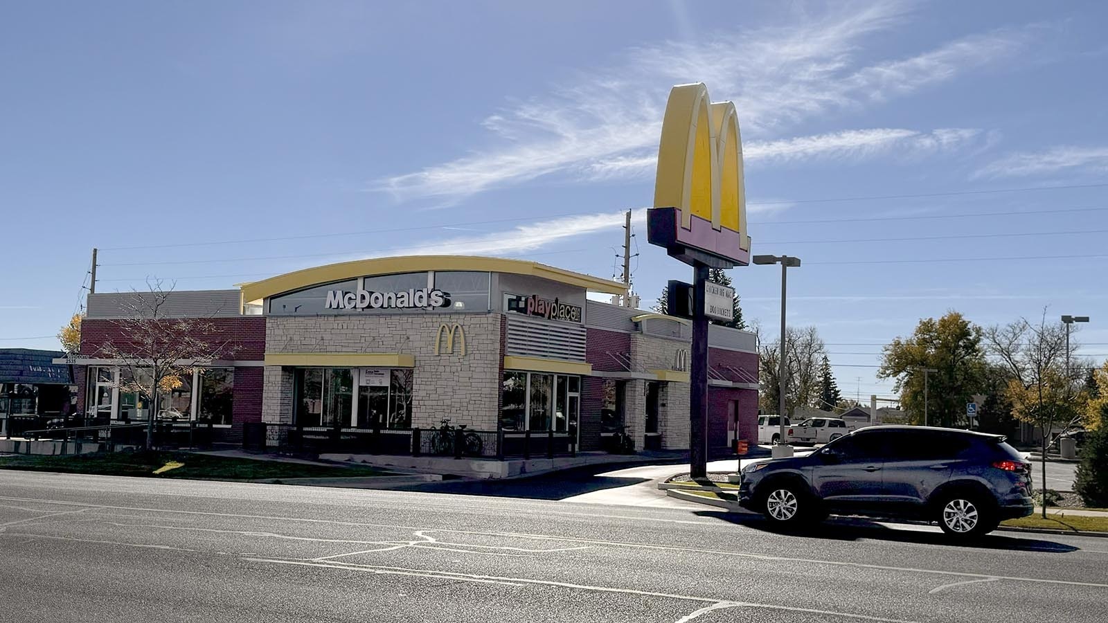 The McDonald's location at 2535 E. Lincolnway in Cheyenne.