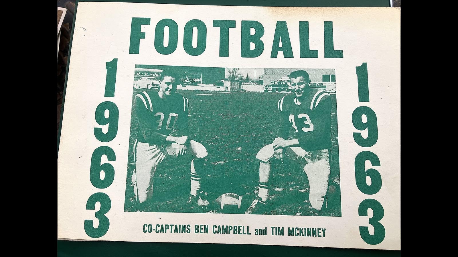 In high school, Tim McKinney was a dominant football player and was named all-state and Player of the Year in Wyoming for 1963.