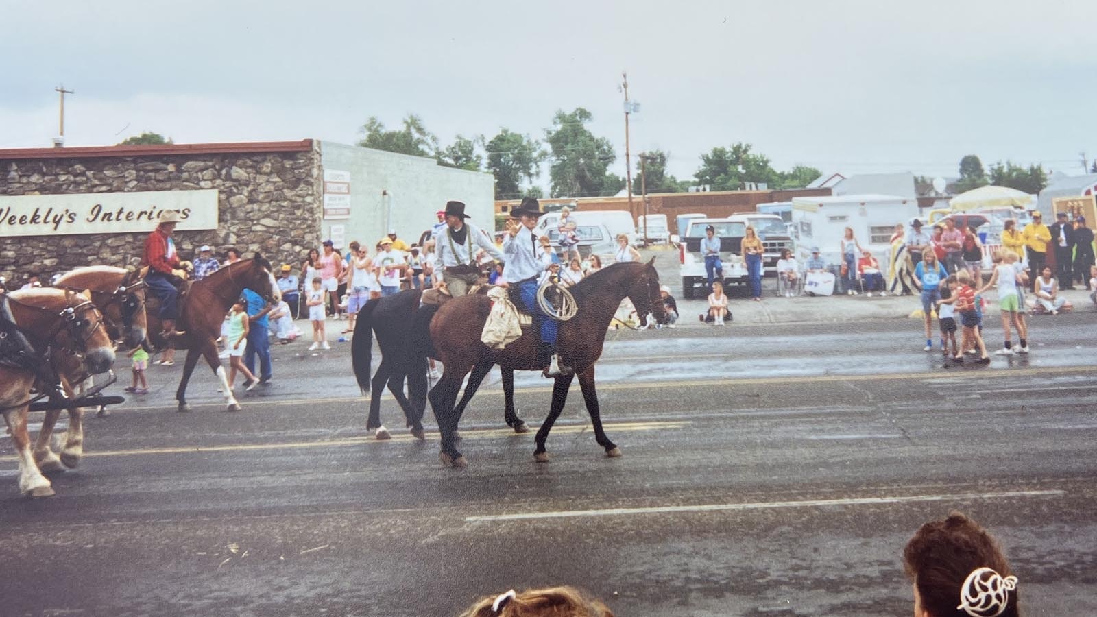 Fremont County Sheriff Tim McKinney leads his Sheriff’s Posse in a parade. He revived the posse after he came in to office.