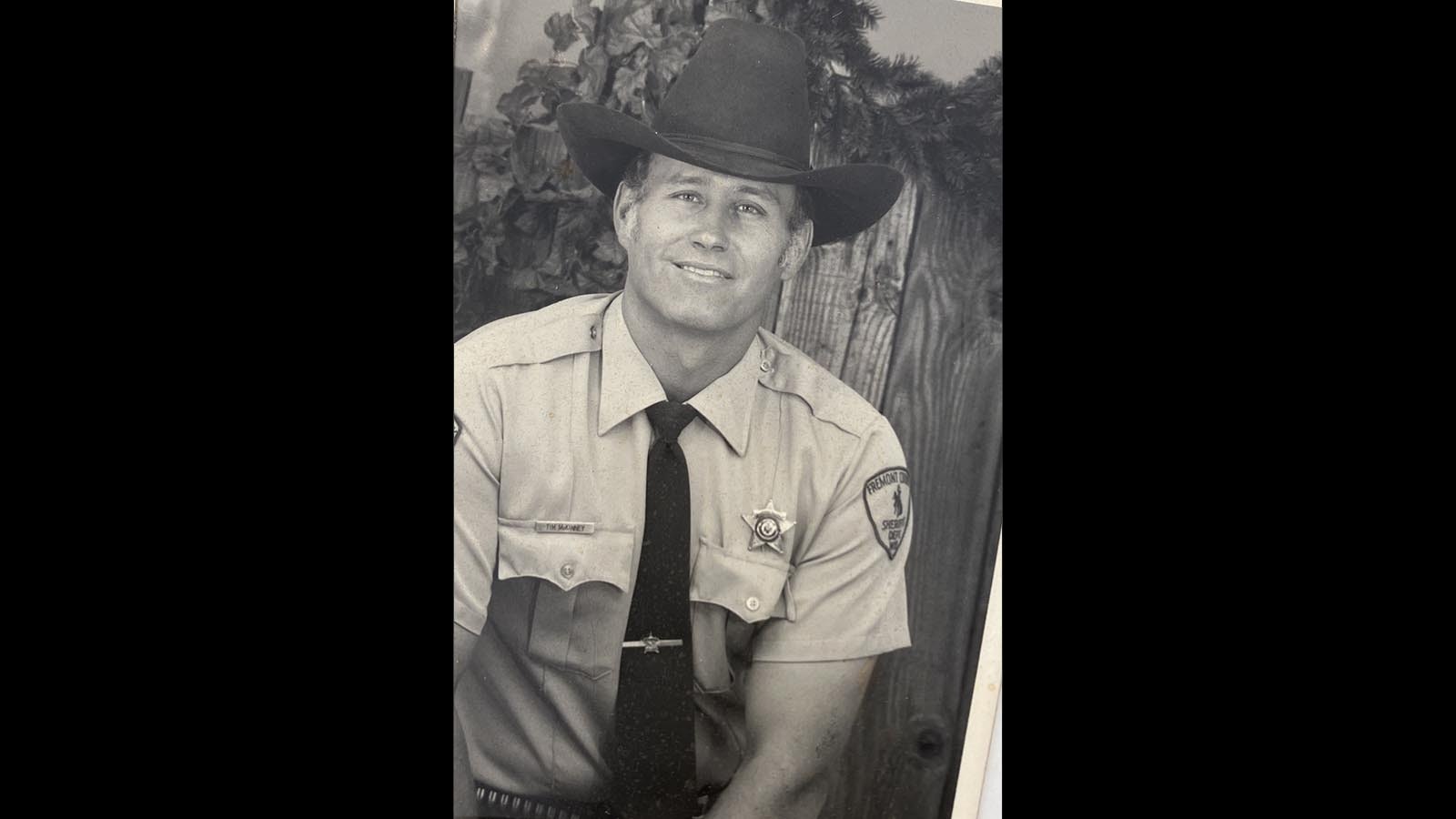 Tim McKinney poses for a photo during his career in Fremont County law enforcement.