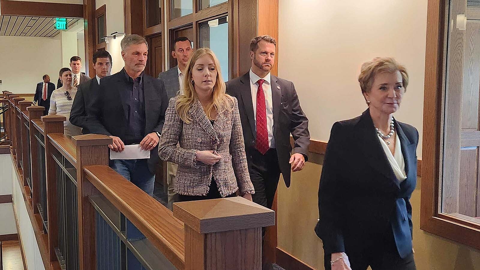 U.S. Secretary of Education Linda McMahon toured a school in Jackson, Wyoming, on Thursday, then doubled down on President Trump's mission to give oversight of public educaiton back to the states.