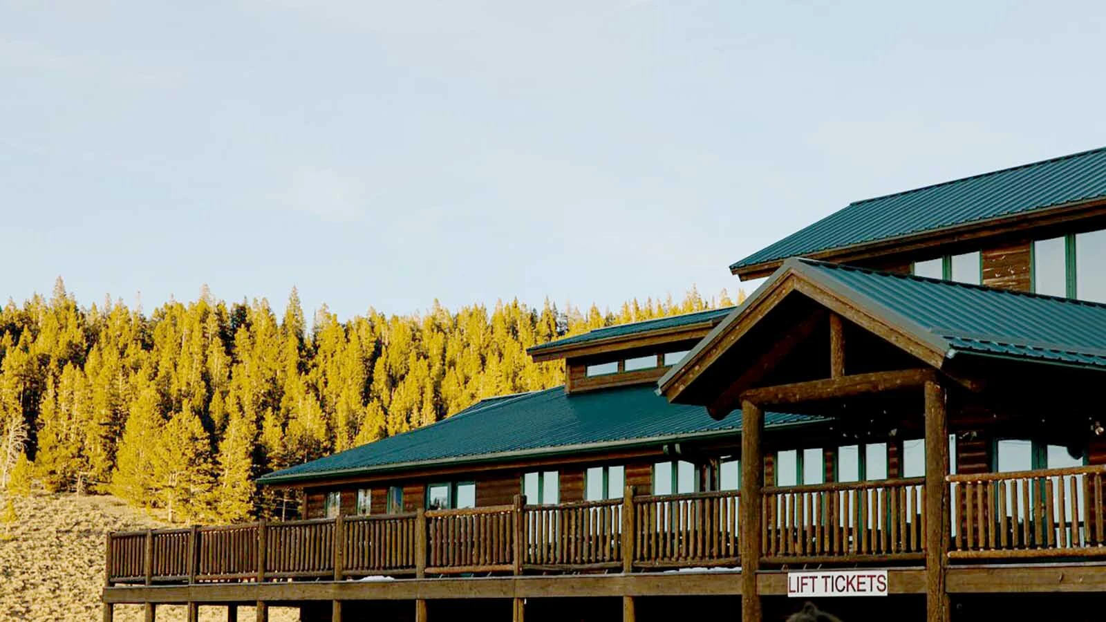 The lodge at Meadowlark Ski Resort.
