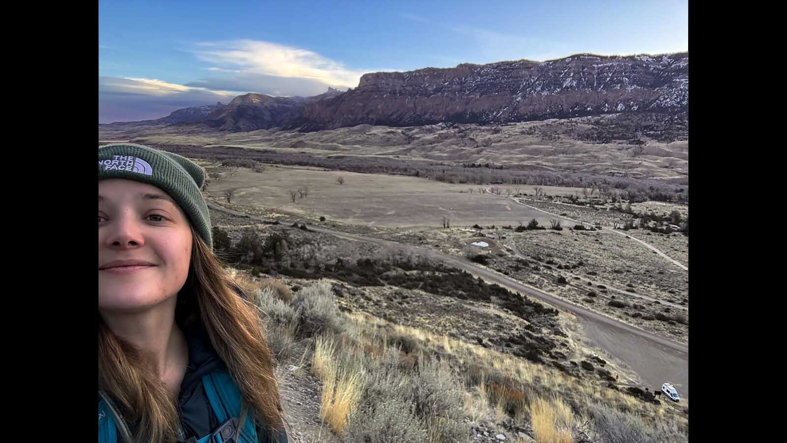 Cody, Wyoming, native Megan Anderson is up before sunrise every day, researching the financial markets for her job as vice president of client relations for a real estate firm. Her office is a Ford Transit van she’s lived in for the better part of a year, along with her traveling companion, Snoop.
