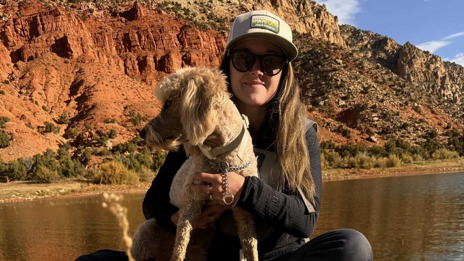 Cody, Wyoming, native Megan Anderson is up before sunrise every day, researching the financial markets for her job as vice president of client relations for a real estate firm. Her office is a Ford Transit van she’s lived in for the better part of a year, along with her traveling companion, Snoop.