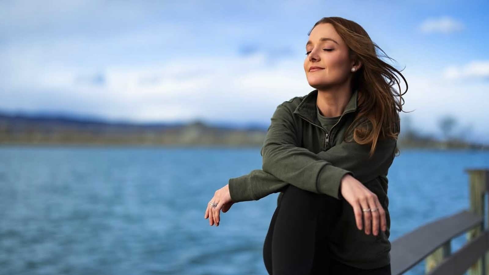 Cody, Wyoming, native Megan Anderson is up before sunrise every day, researching the financial markets for her job as vice president of client relations for a real estate firm. Her office is a Ford Transit van she’s lived in for the better part of a year, along with her traveling companion, Snoop.