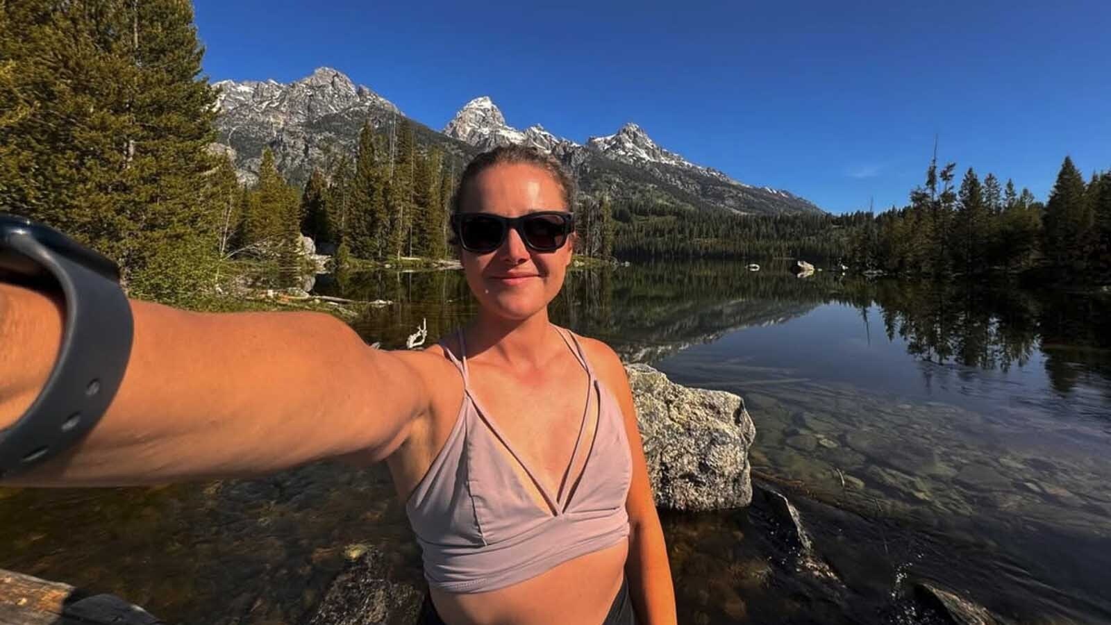 Cody, Wyoming, native Megan Anderson is up before sunrise every day, researching the financial markets for her job as vice president of client relations for a real estate firm. Her office is a Ford Transit van she’s lived in for the better part of a year, along with her traveling companion, Snoop.
