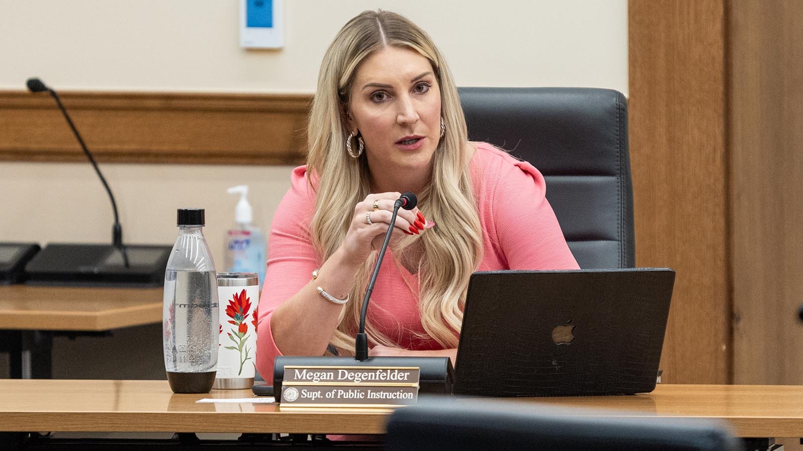 Wyoming Superintendent of Public Instruction Megan Degenfelder was "strongly considering" a run for governor, but committed to the move Monday morning - three days after the president endorsed her.