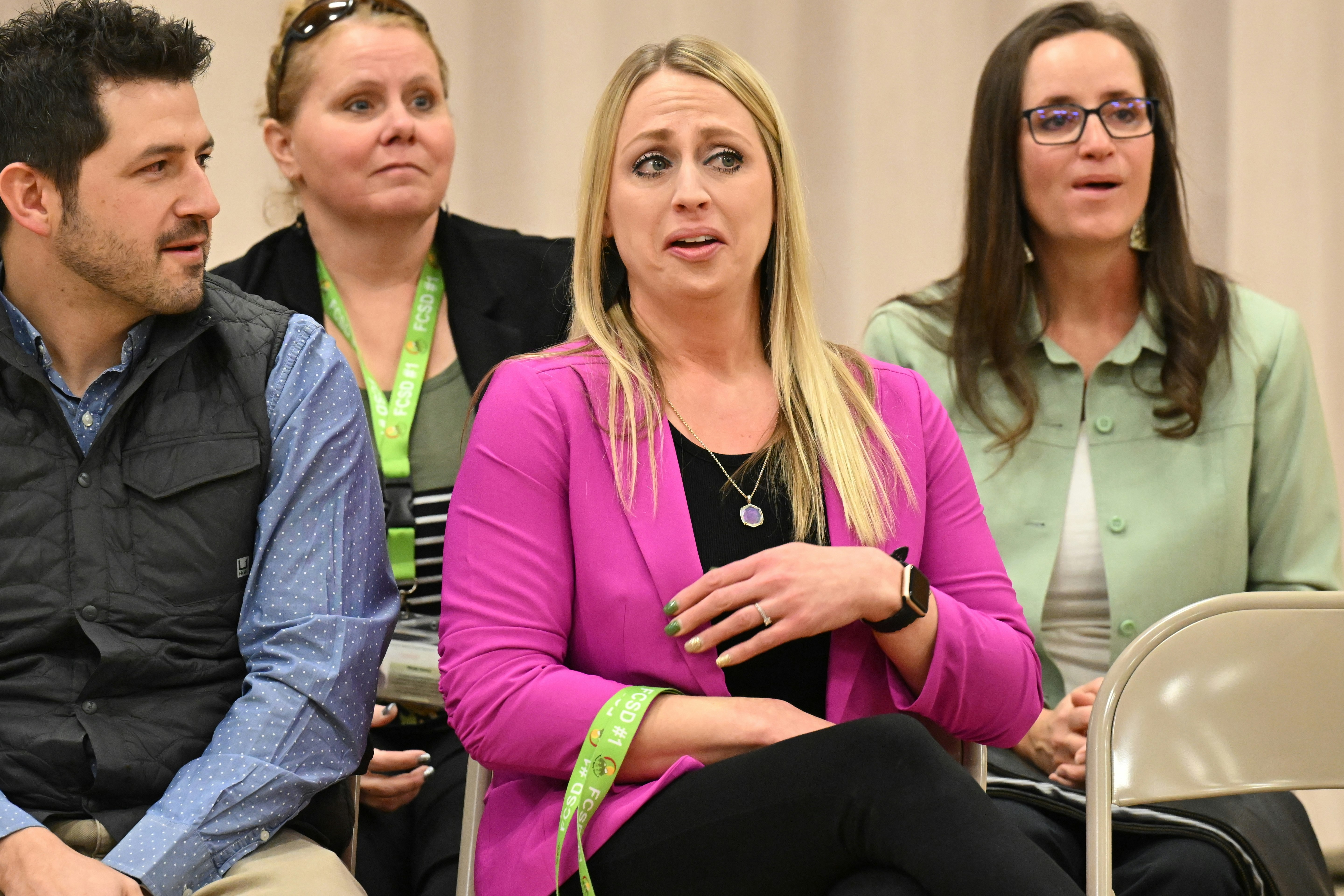 Gannett Peak Elementary Assistant Principal Megan Park learns Tuesday morning that she was the recipient of the $25,000 Milken Educator Award for Wyoming.