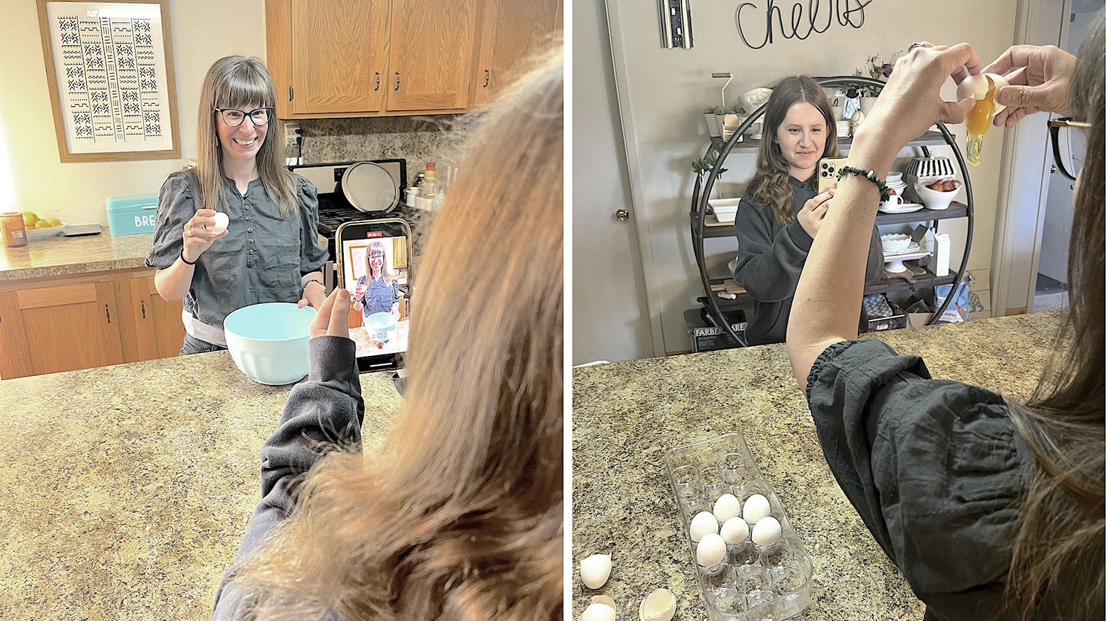 With help from her daughter Macy, Megan Reid has become a TikTok sensation from her own kitchen.