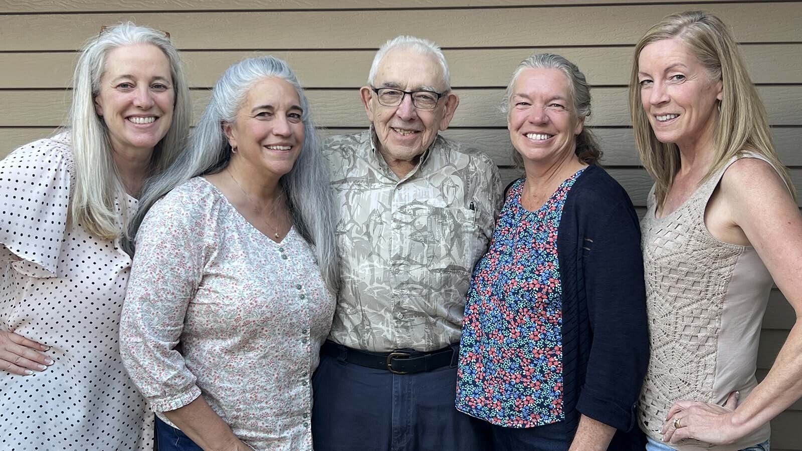 Melissa Watson, far left, with her sisters and parents.