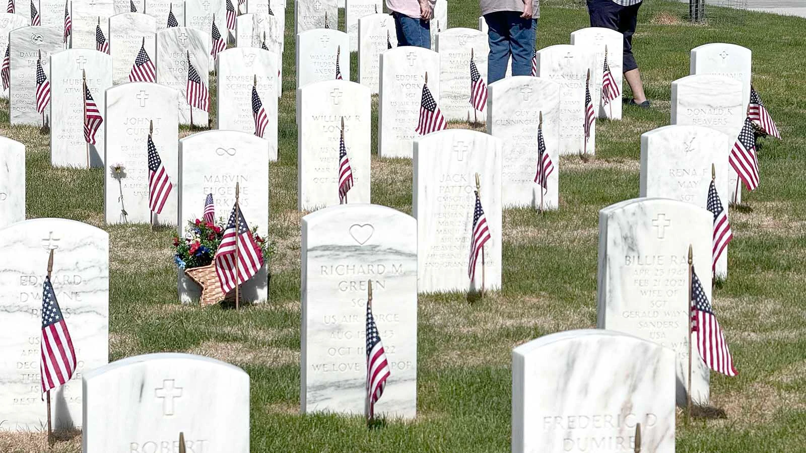At the Cheyenne National Cemetery on Memorial Day, May 25, 2026.