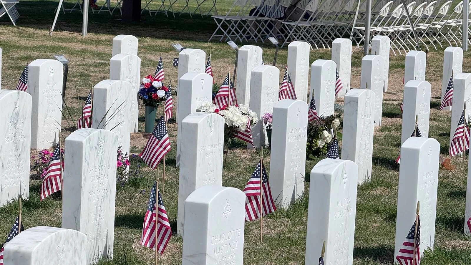 At the Cheyenne National Cemetery on Memorial Day, May 25, 2026.