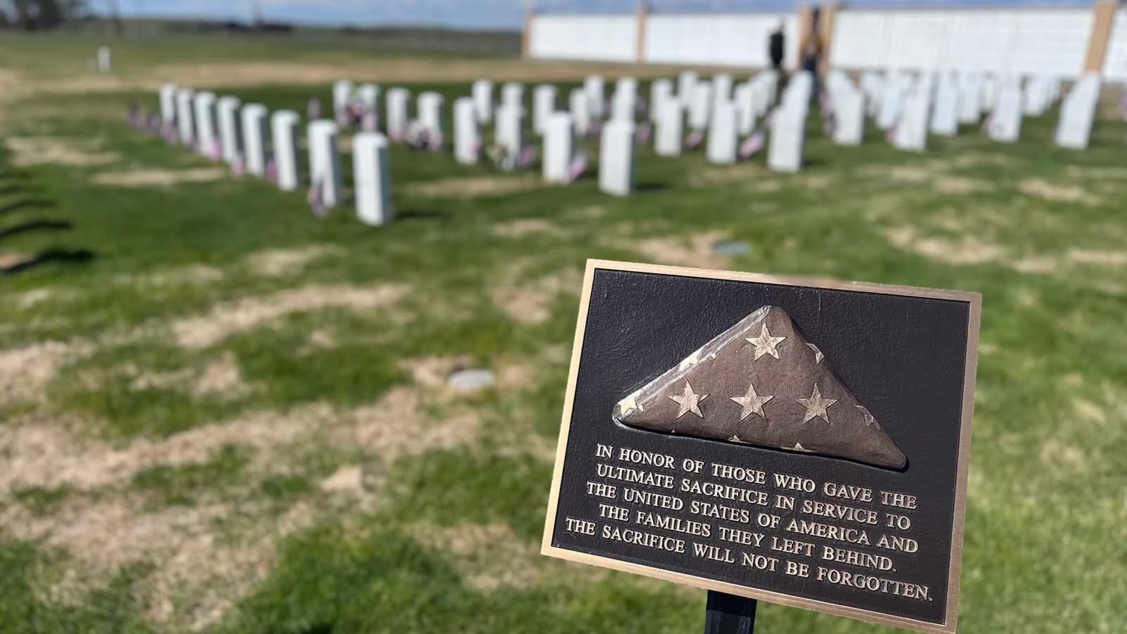 At the Cheyenne National Cemetery on Memorial Day, May 25, 2026.
