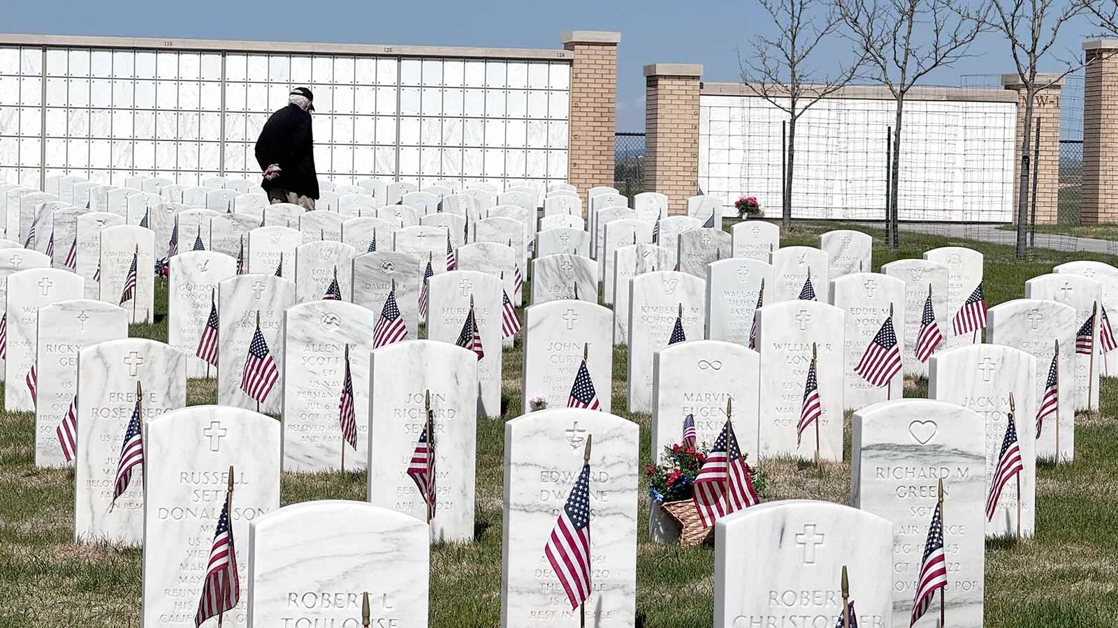At the Cheyenne National Cemetery on Memorial Day, May 25, 2026.