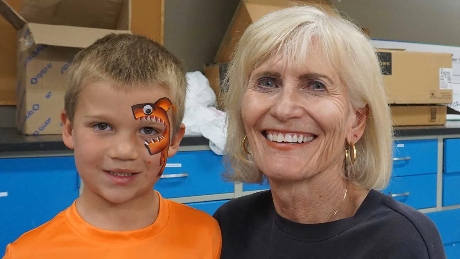 Whether she’s calming a group of rambunctious 3-year-olds or coaxing a smile from a woman who’s 102, Casper’s Merrily Johnston is an amazing performer. Recently honored as America's Clown of the Year, her celebrity in goes mostly unnoticed. She has a magic touch with kids, like Cindy Brooks' grandson, eager to wear one of her face paintings.