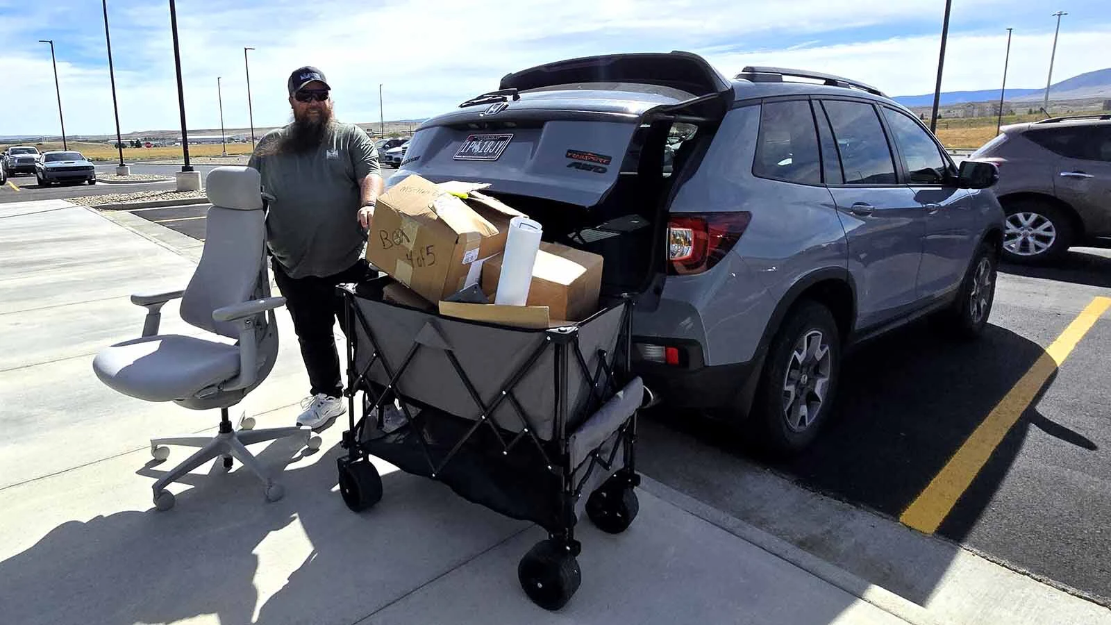 It's move-in day for Chris Moore at Mesa Power Solutions. Moore is part of the team tracking inventory, and said the new facility will make his life easier.