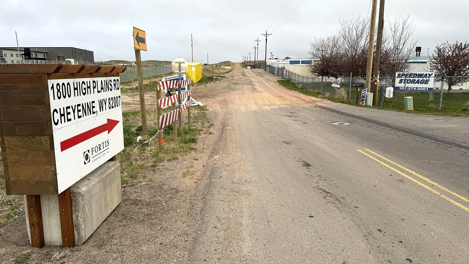 With last year’s permanent closing of the Intermountain Speedway in South Cheyenne, the road to the High Plains Business Park where the Meta enterprise data center is being built was recently renamed the High Plains Road. (