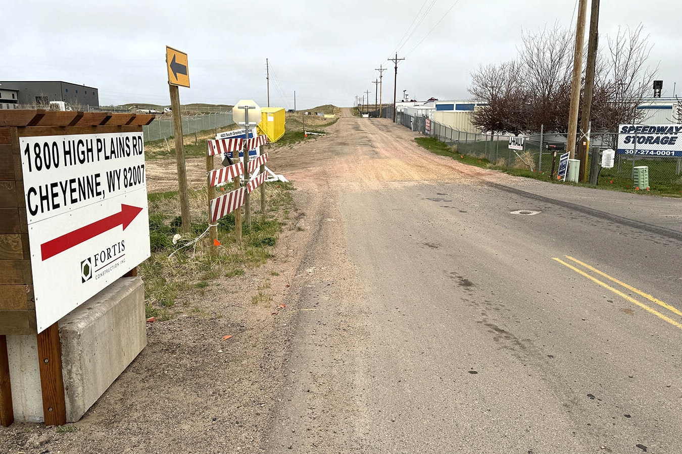 With last year’s permanent closing of the Intermountain Speedway in South Cheyenne, the road to the High Plains Business Park where the Meta enterprise data center is being built was recently renamed the High Plains Road. (