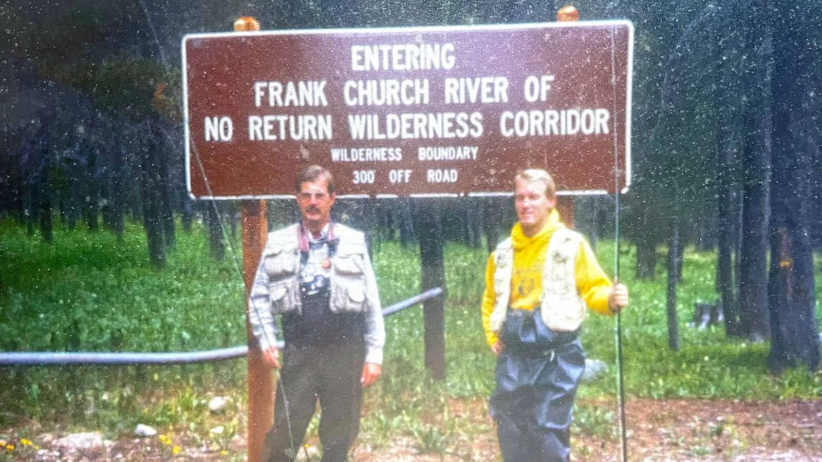 A fishing trip brought a youthful Jeff Welsch, right, and a friend to the Frank Church-River of No Return Wilderness for the first time 40 years ago. They fished Marsh Creek, which joins Bear Valley Creek to form the Middle Fork near Stanley, Idaho.