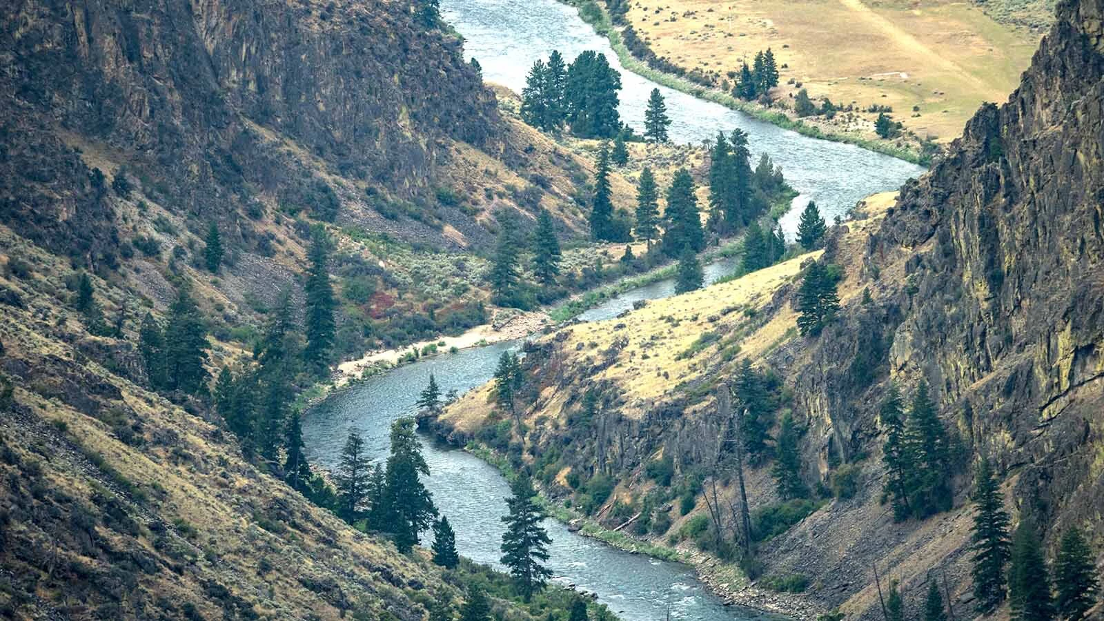 Middle Fork of the Salmon River flows 104 miles in the Frank Church-River of No Return Wilderness through the third deepest gorge in North America.