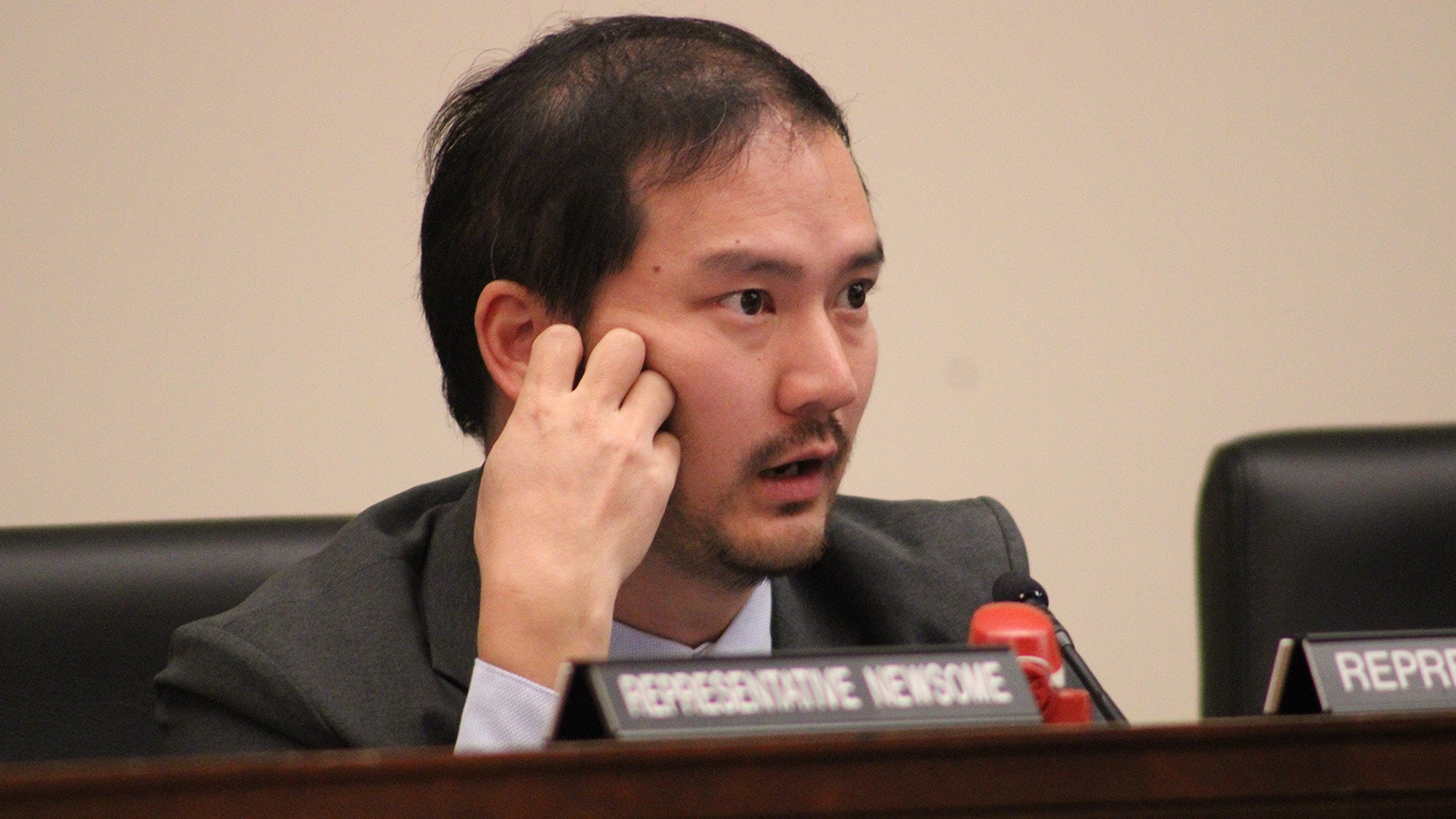 State Rep. Mike Yin, D-Jackson, was one of two "no" votes to requiring people live in Wyoming at least 30 days to be eligible to vote in state elections.