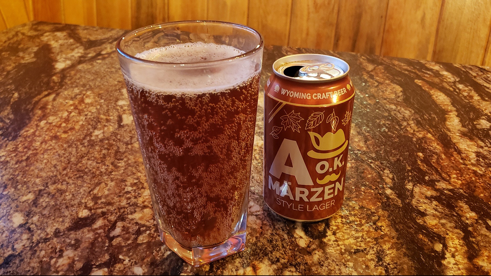 The A-O.K. Marzen is one of several Wyoming craft beers available at Michael's Big City Steakhouse.