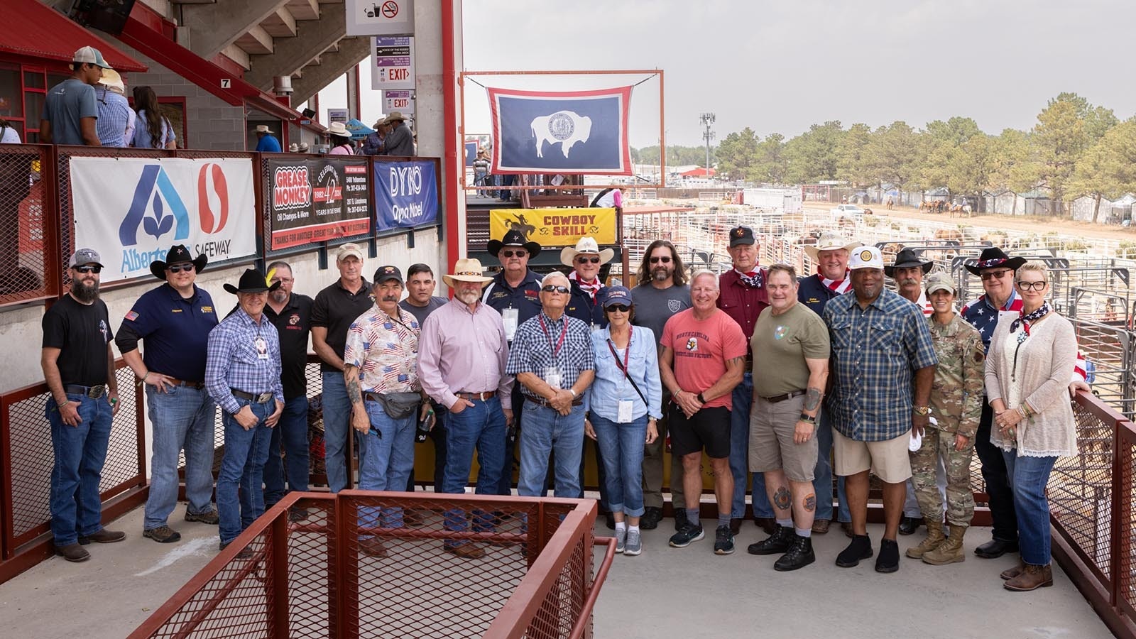 A group of U.S. Army Rangers were special guests at Cheyenne Frontier Days for Military Monday on July 22, 2024. Between them, the 22 Rangers have 560 years of service, including 60 years of combat.