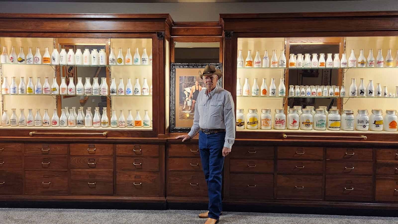 Steve Wallace grew up milking cows on a dairy farm, but now he’s milking Wyoming history for all it’s worth. The Casper man’s huge milk bottle collection traces 175 years of Wyoming’s rich dairy history.