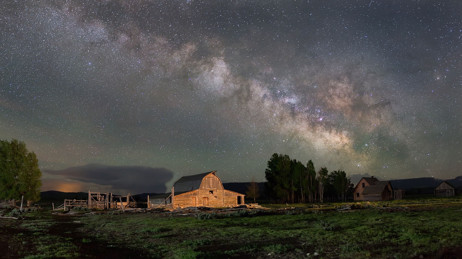 The Milky Way Galaxy as seen in the pristine night skies over Wyoming.