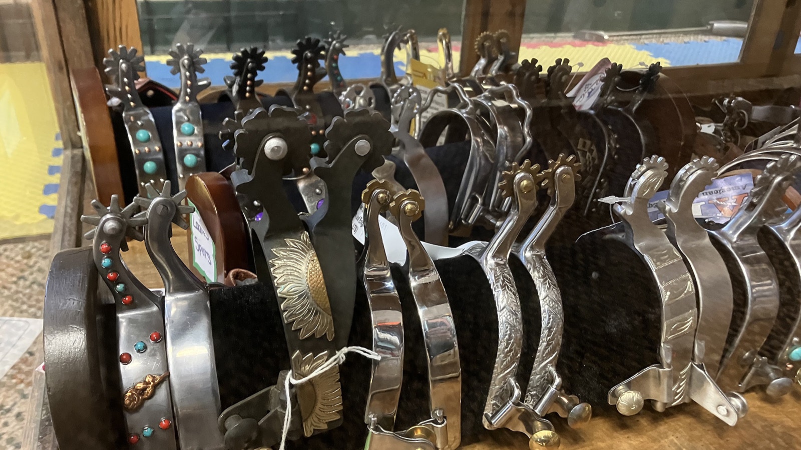 Cowboys who need spurs will find a ready selection at Moss Saddles Boots & Tack.