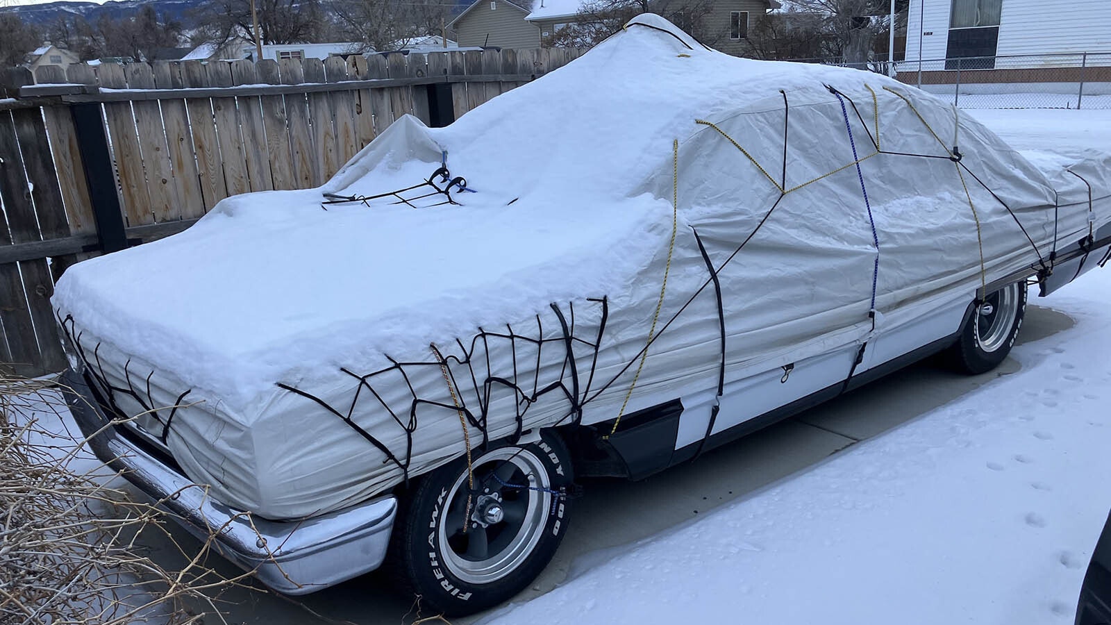 The classic cop car will stay preserved during the winter months. Hurk Wahl said he intends to put in in the Casper parade in 2025.