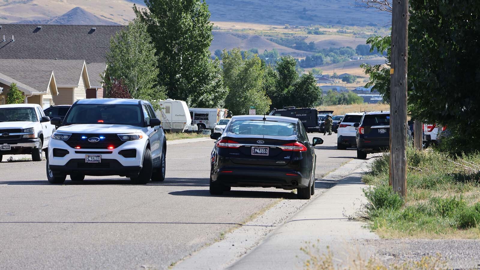 Officers from Mills, Natrona County, and Casper responded to an armed standoff in Mills on Wednesday afternoon.