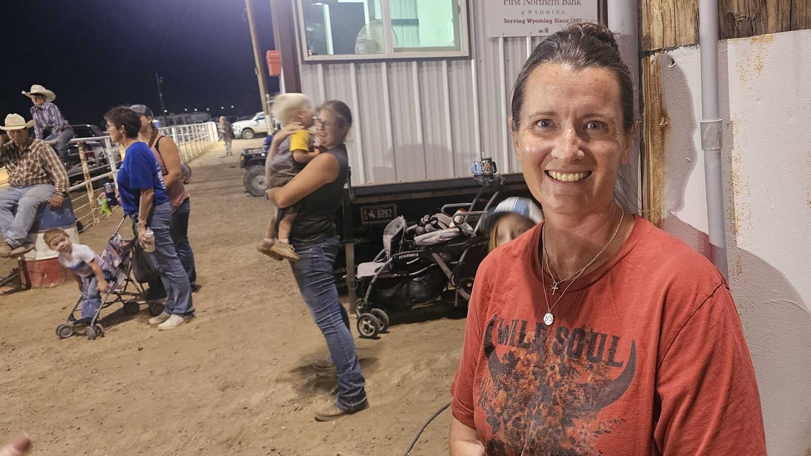 Shanna Firnekas runs a bull-riding school in Gillette for youths. She has bought a range of bucking stock, from miniature to full-size.