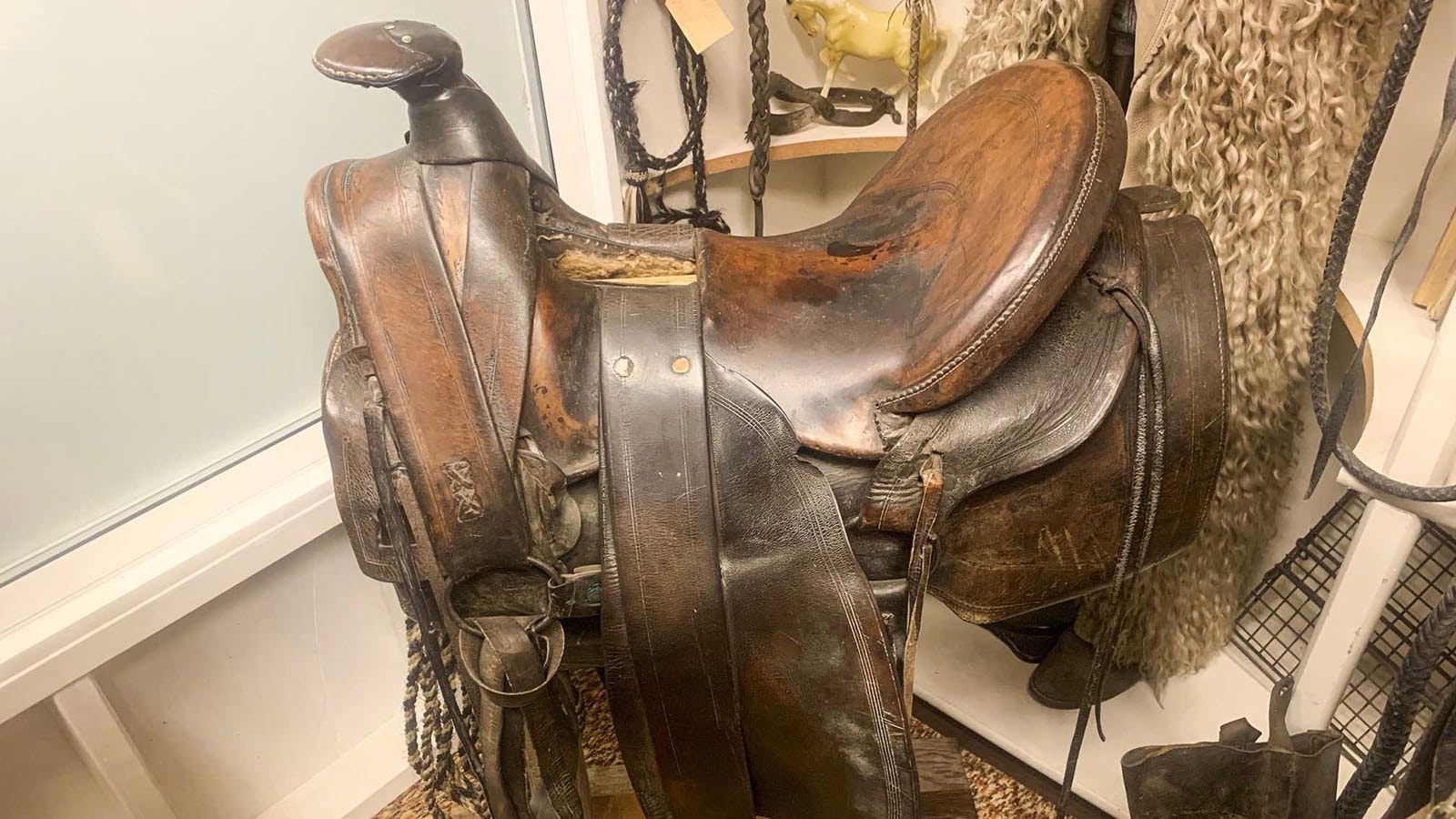 Teddy Roosevelt's saddle.