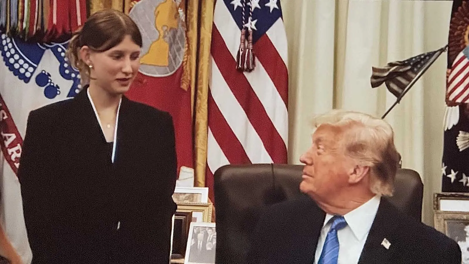 A 17-year-old Lander homeschooler who beat out 8,000 others in what was billed as the “Ultimate Civics Showdown” stood beside President Donald Trump in the Oval Office on national TV on Tuesday. “Yeah, it was really cool,” said Miriam Washut.
