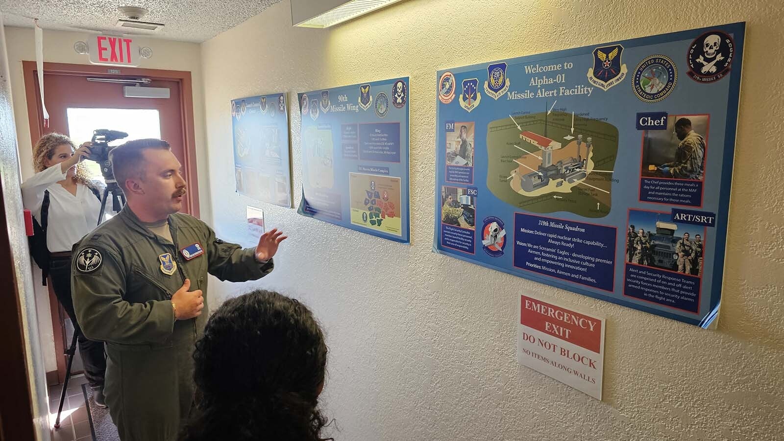 Lt. Nolan Murgatroyd talks about the Alpha 01 Missile Alert Facility.