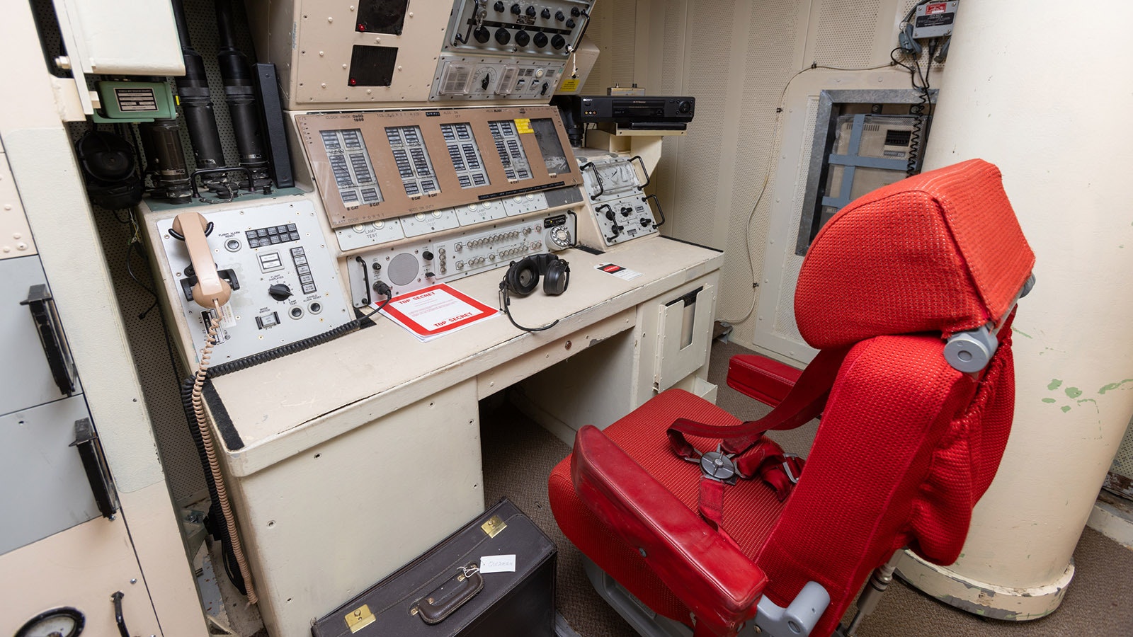 The control panel for a missileer.
