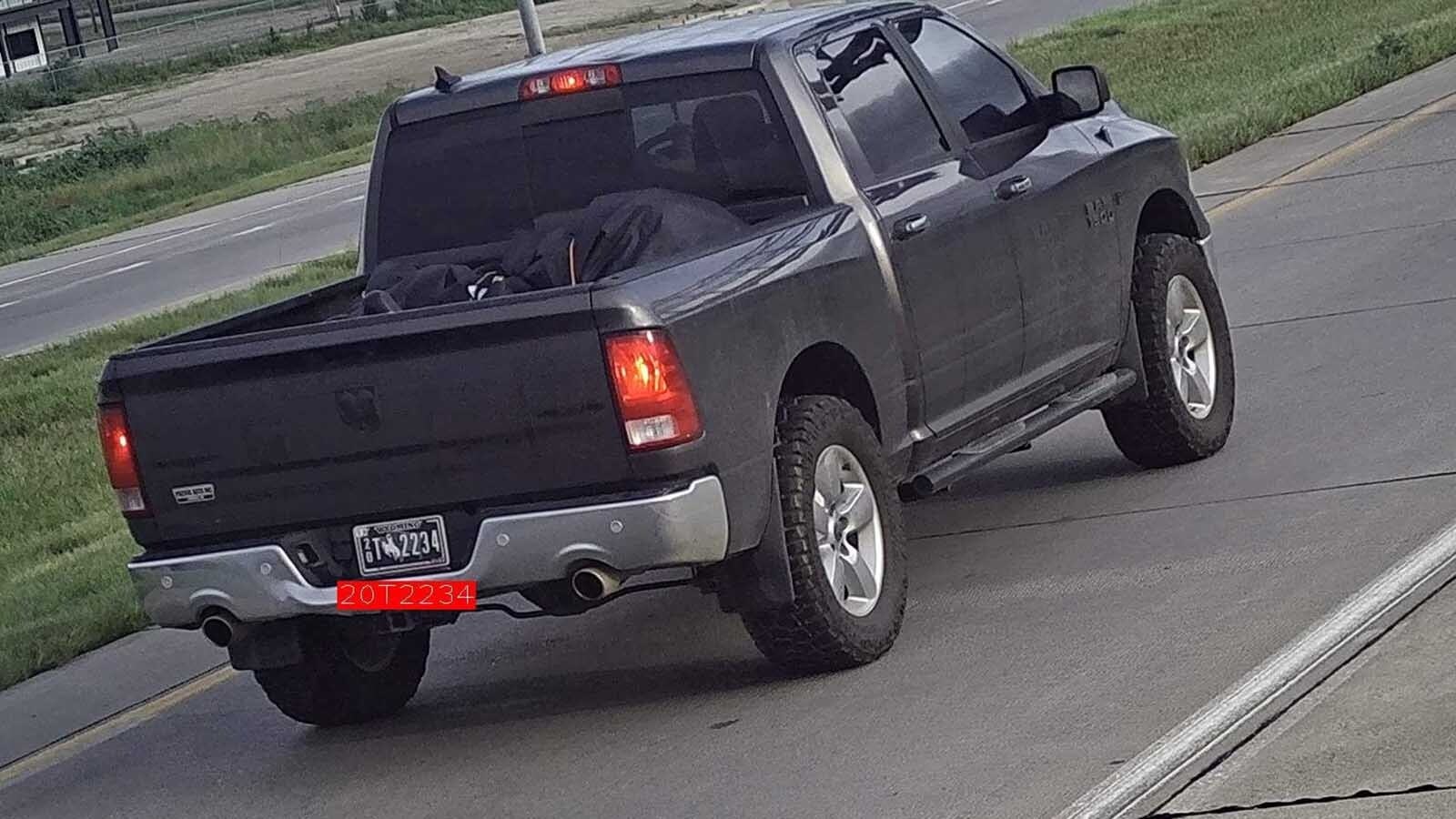 10-month-old Basil Daly was last seen in Washakie County on Nov. 16. He’s thought to be with his noncustodial mother Madeline Daly, who has absconded with him against court orders. Desperate to find the child, his father is asking for the public's help. Above is her truck.