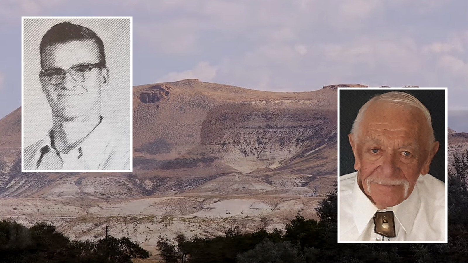 White Mountain and Pilot Butte near Rock Springs, Wyoming, viewed from a distance. The search for a missing 16-year-old boy in 1963 led to the formation of Sweetwater County Search and Rescue. But the boy, Edward Eskridge, was never found. That still haunts a now 90-year-old George Liska, who helped with the search for the teen.