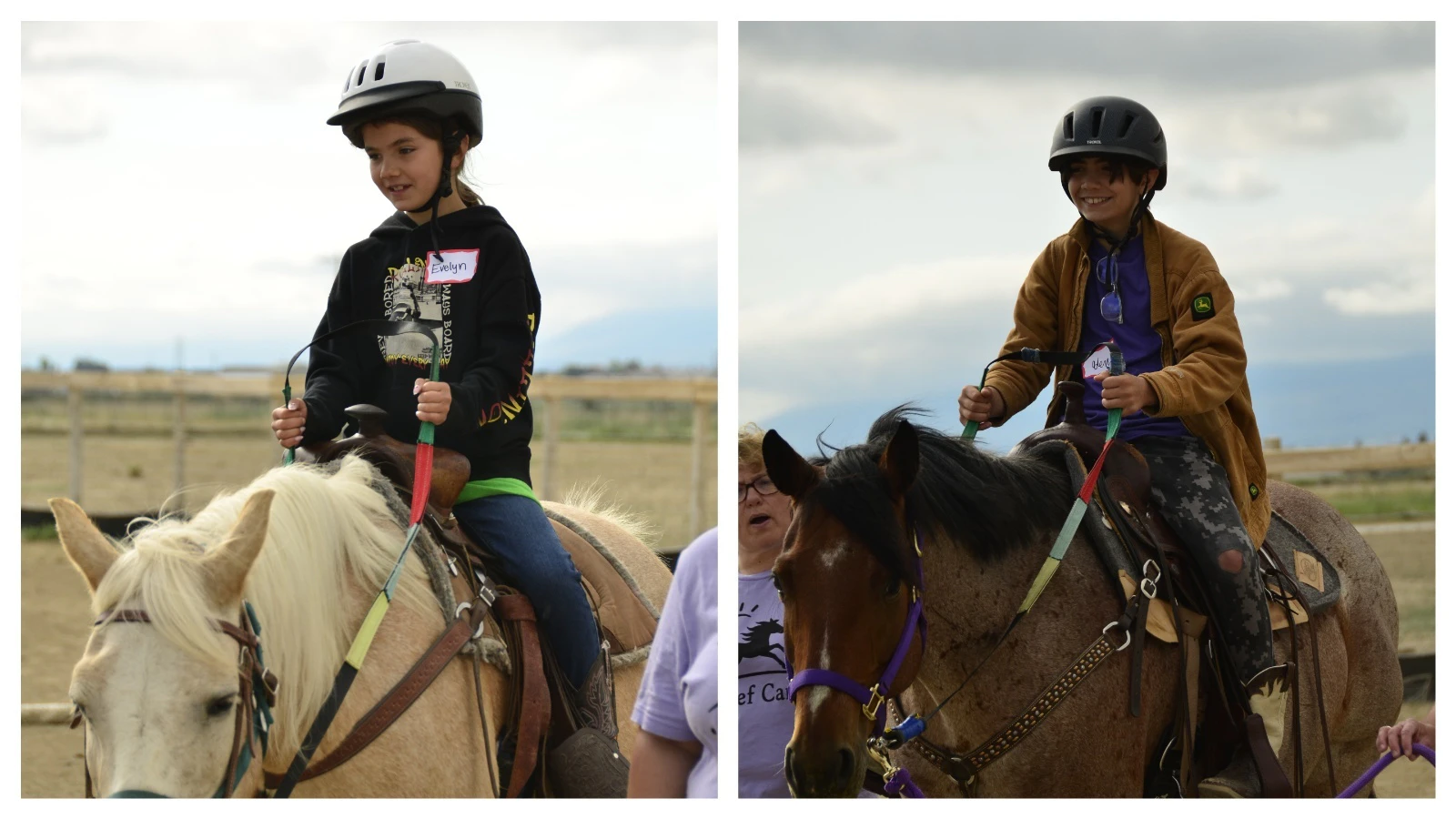 After their father's death last fall, Aden and Evelyn Waller spent four days riding horses, creating art and connecting with other grieving children at a Casper camp designed to help kids heal after loss.