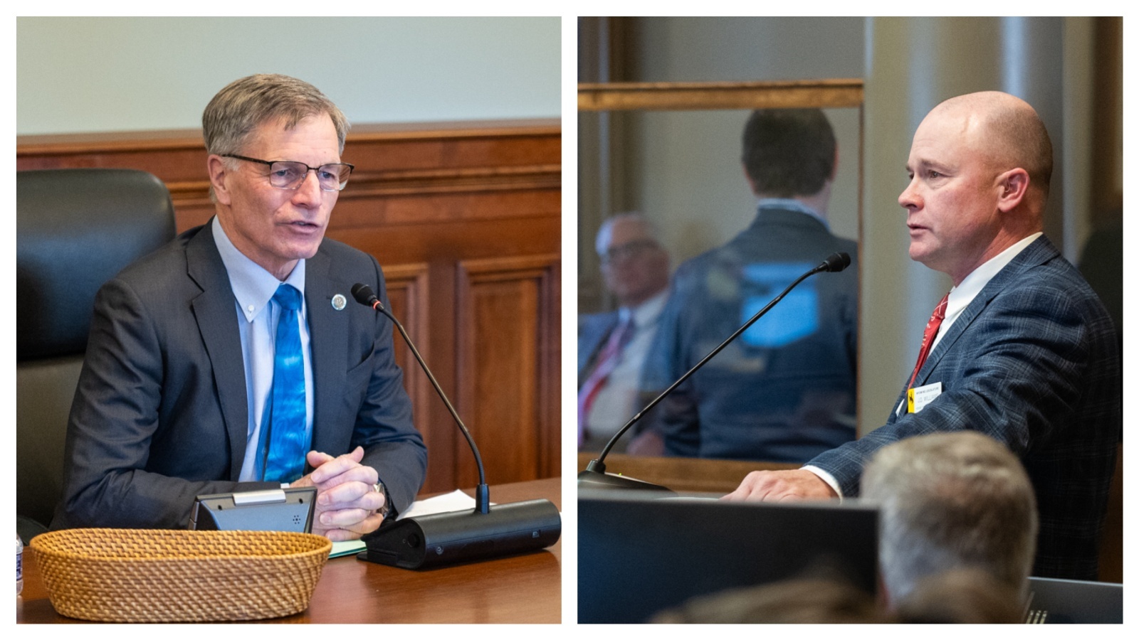 Sponsored by Rep. JD Williams (right) House Bill 178  seeks to block nearly all Wyoming public agencies from collecting dues for labor groups, political action committees and organizations, political candidates and committees.