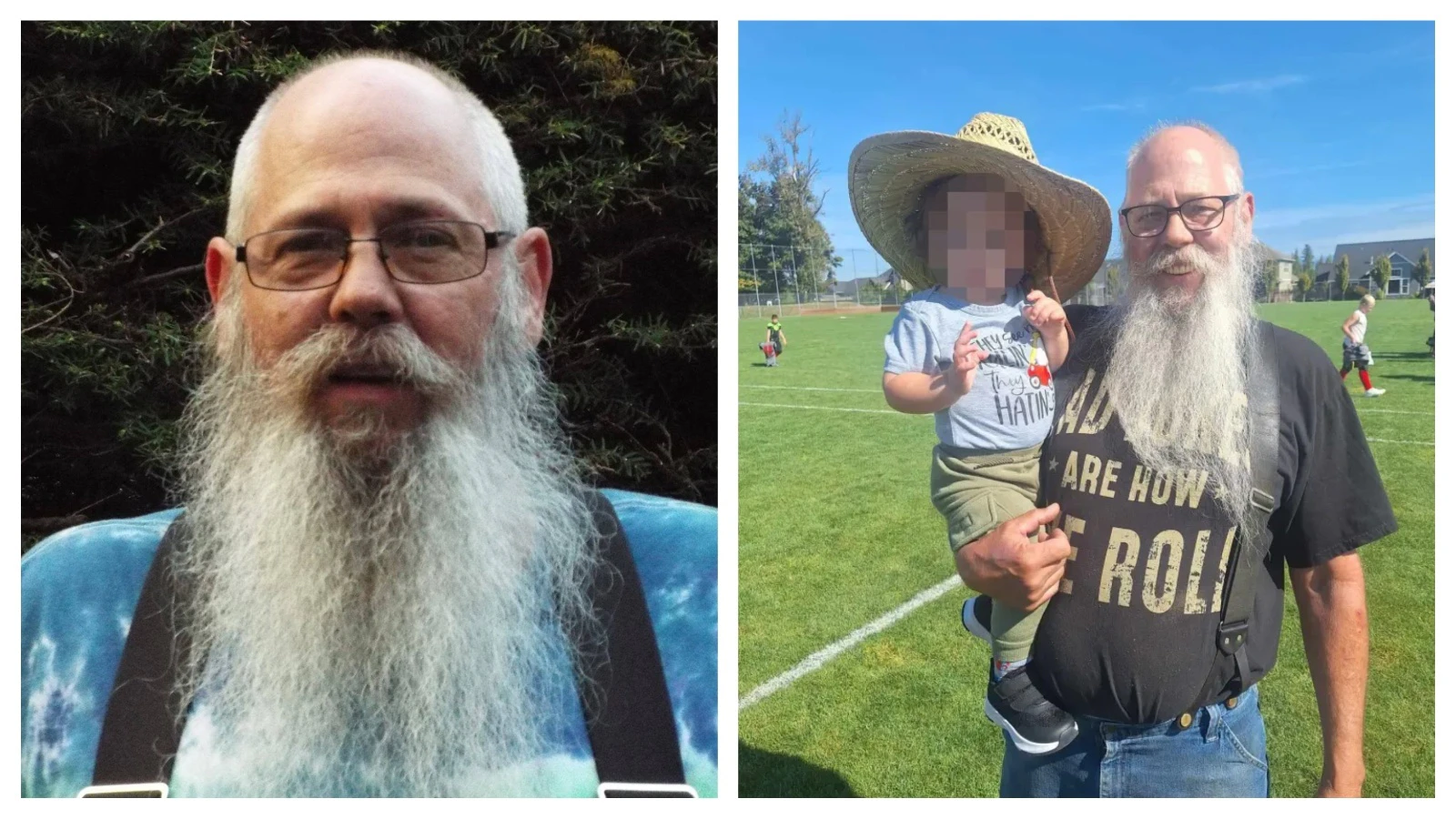 Carl Ison-McDaniel, 65, of Kendall, Washington, suffered several broken bones after being launched into the air by a bull bison Friday in Yellowstone National Park. The grandfather remains hospitalized and said he is doing "OK."