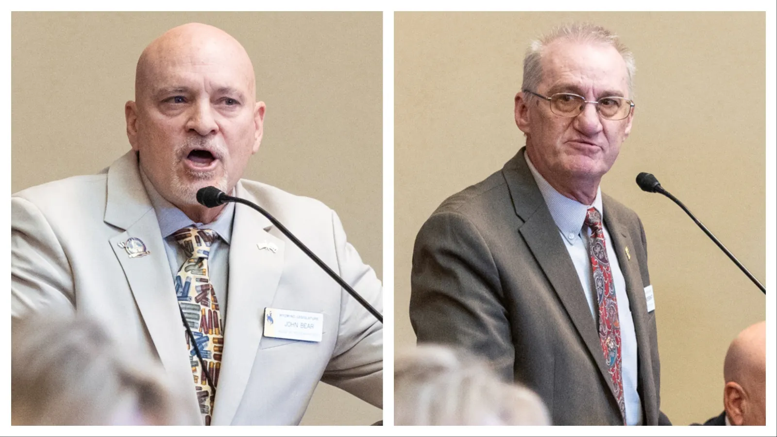 John Bear, left, and Ken Pendergraft