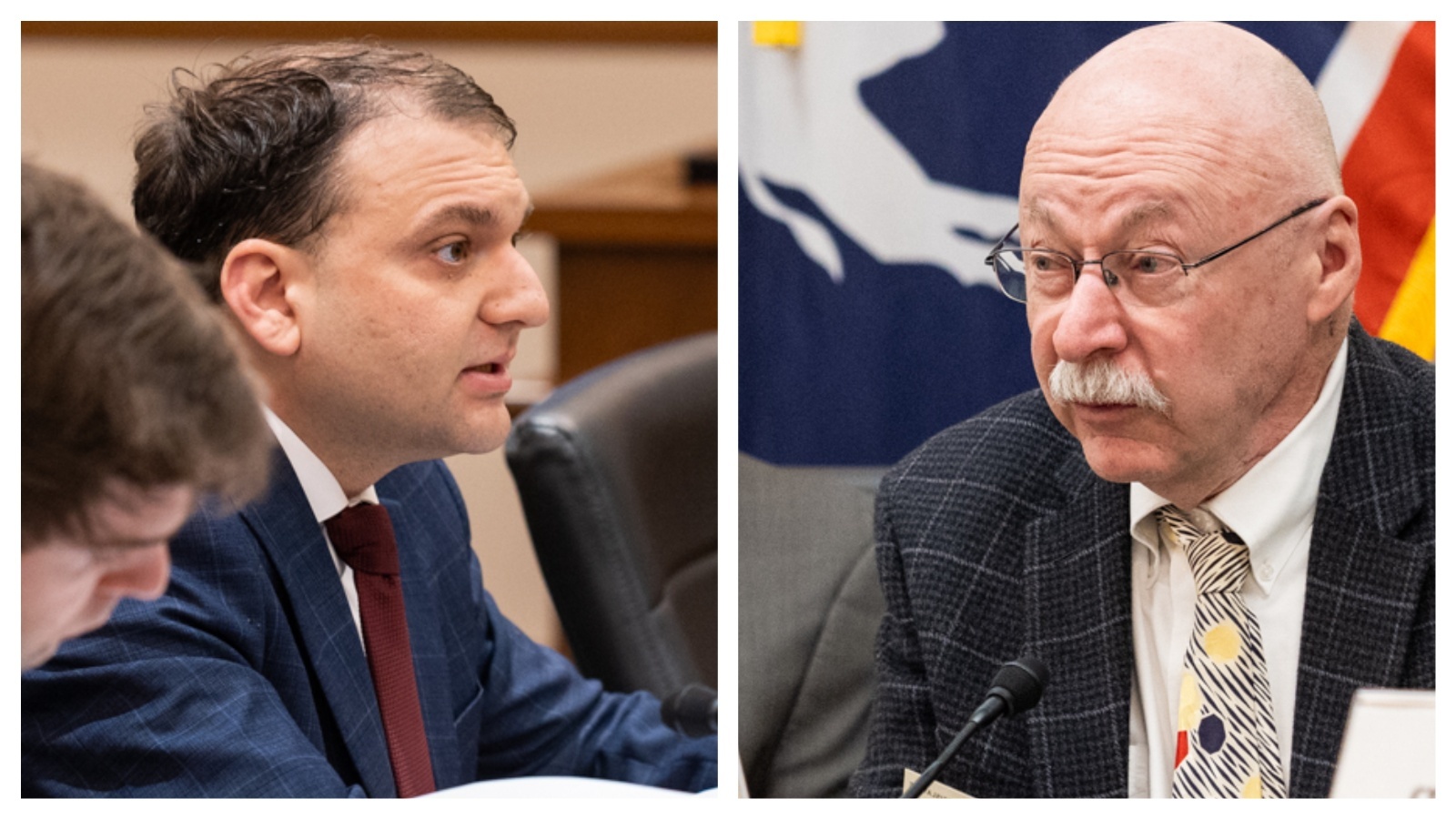 Secretary of State Chuck Gray and Sen. Cale Case, R-Lander clashed Monday over whether a bill born from a prolonged election controversy was a necessary reform or a product of personal politics — and Case had the votes to kill it.