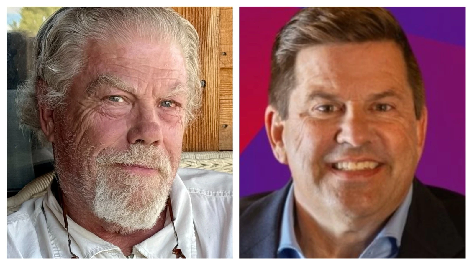 Frank Chapman, Wyoming's first state public defender (left), and Frank Chapman, a former Florida politician who is running for Wyoming's U.S. House seat