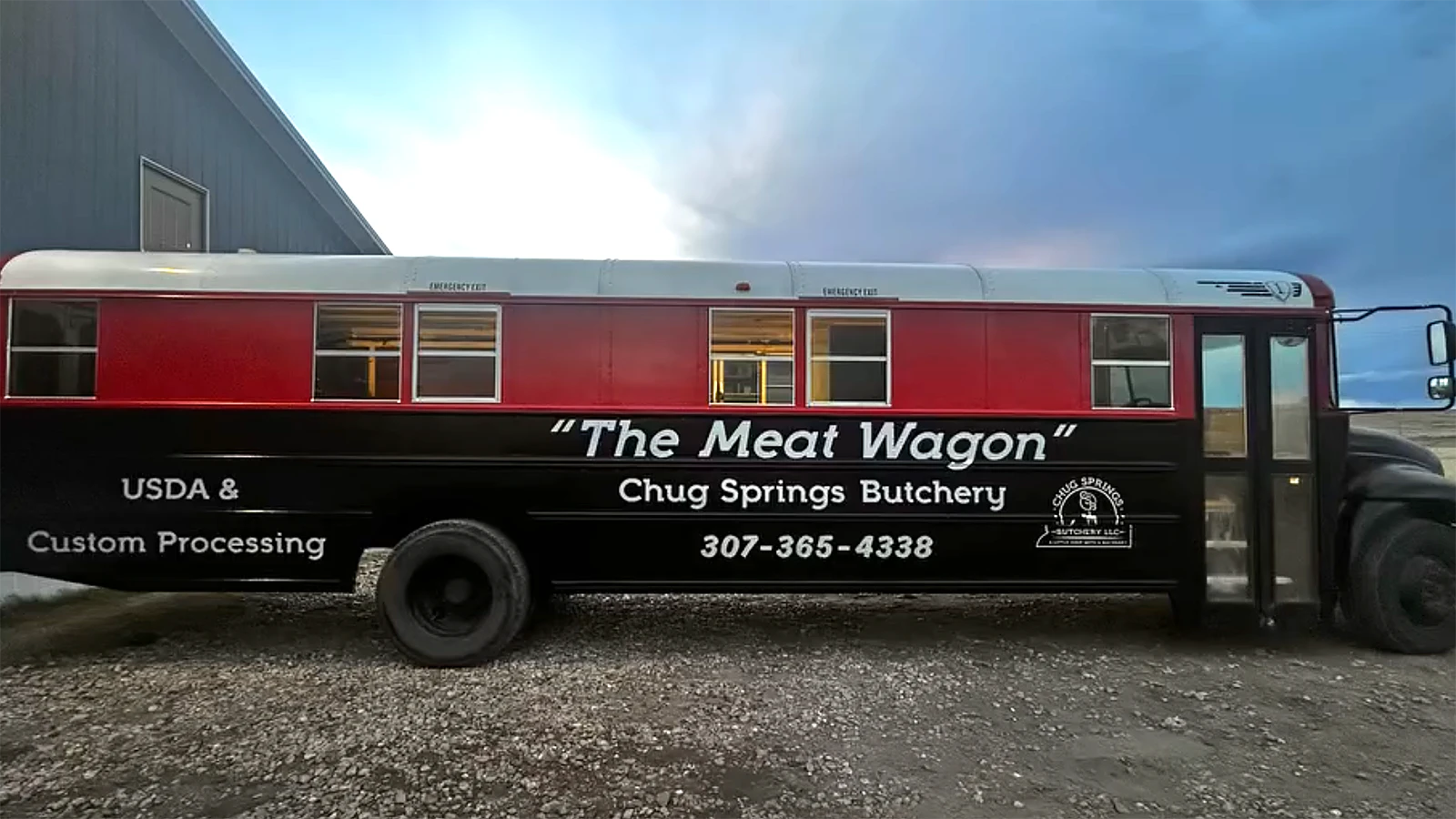 Chugwater butcher Alex Springs has turned an old school bus into a mobile meat shop to bring Wyoming beef to small towns. It’s a creative solution to get local meat to rural customers in a state with a whole lot of nowhere between towns.