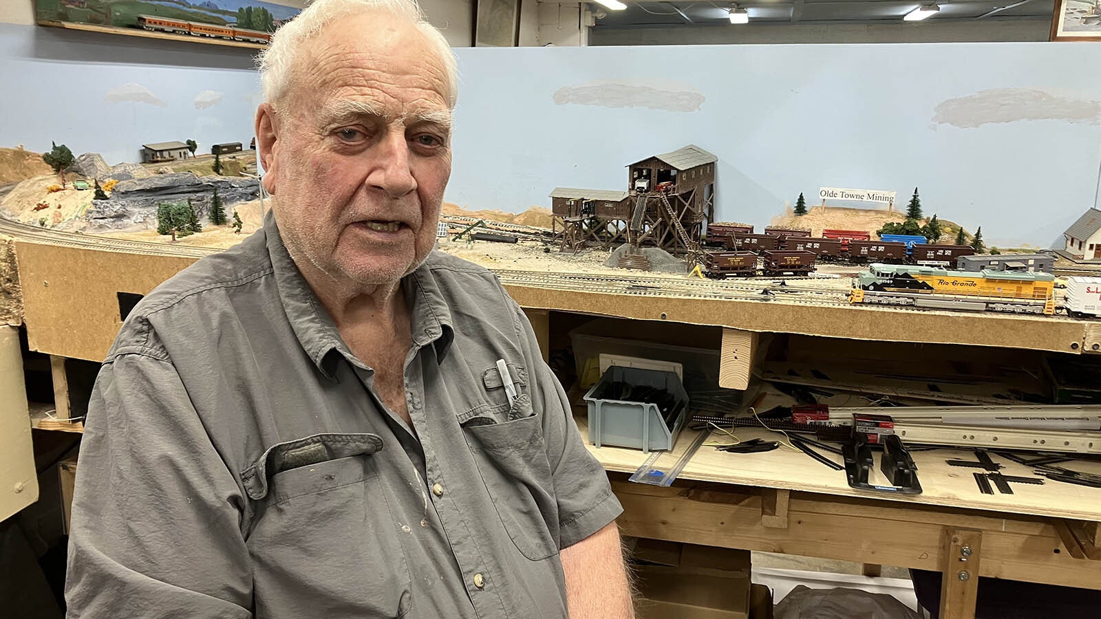 Homer Whitlock is the last original member of the group and the club’s unofficial “historian.” His experiences as a boy in Utah gave him a love for trains.
