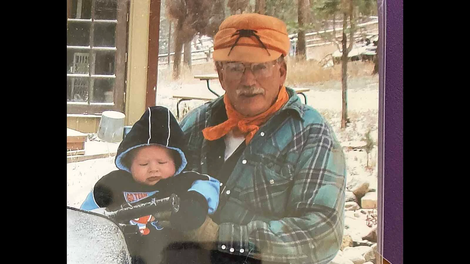 Dale Corkill on a snowmobile. He acted as a guide for friends on excursions in the Bridger-Teton National Forest.