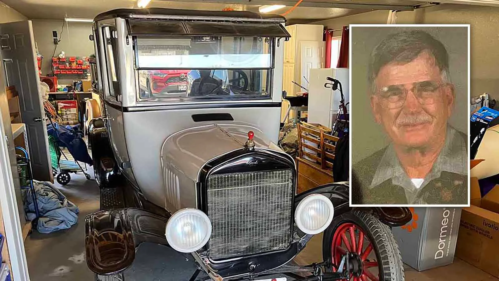 A Glenrock widow has stories to tell about her late husband who was a prolific collector of cars, rocks, clocks, guns, gadgets, and much more. A year after his death, she's still trying to "find good homes" for his 1925 Model T Opera car and 1931 Model A.