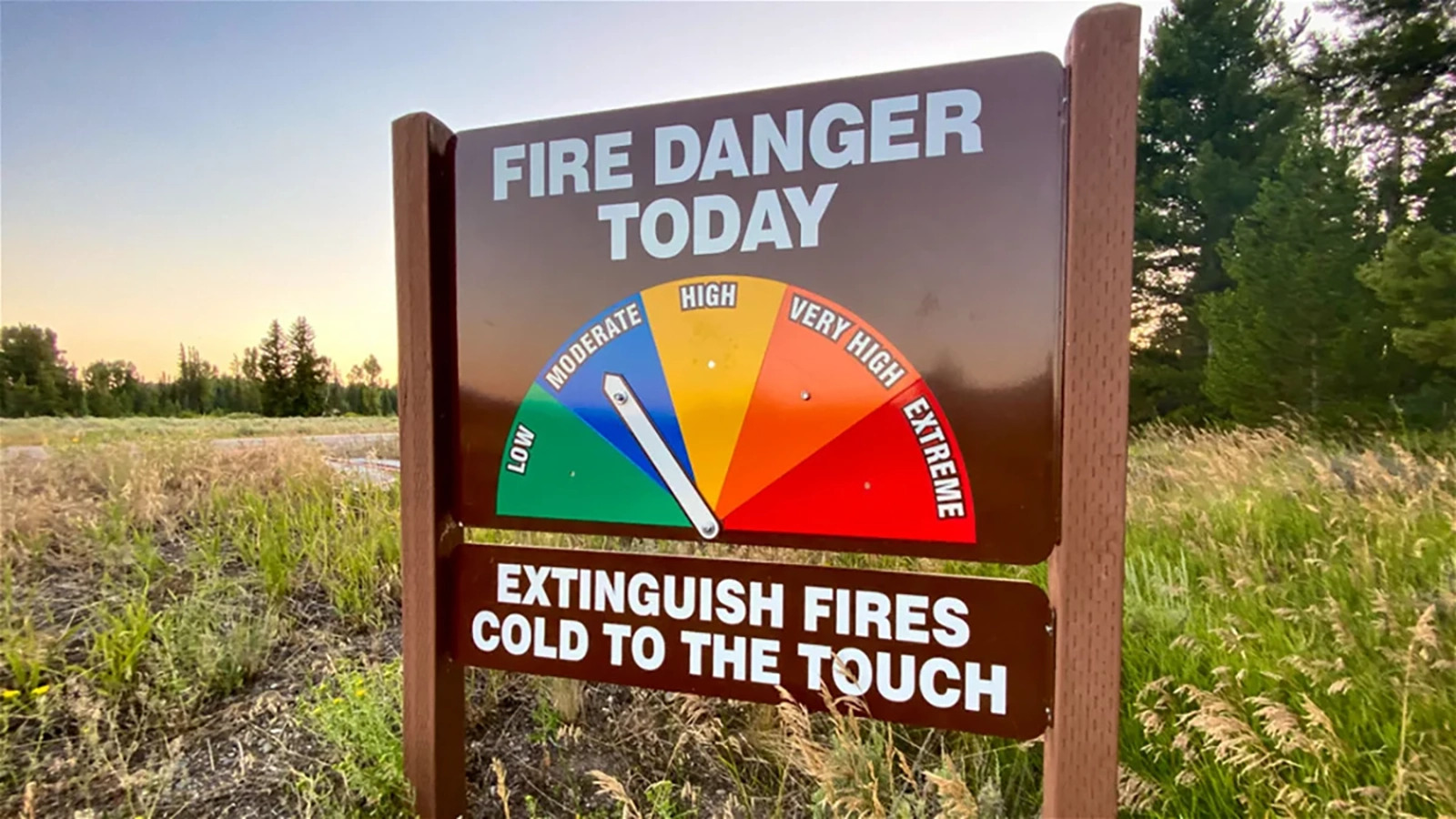 Moderate fire danger nps 6 14 23